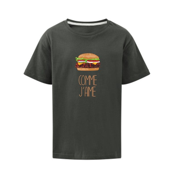 Comme j'aime SG - Kids T-shirt enfant Charcoal Taille 152 (11-12/2XL)