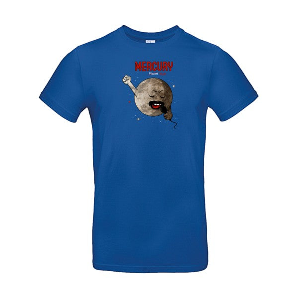 T-shirt humour original mercury T Shirt couleur Royal Blue