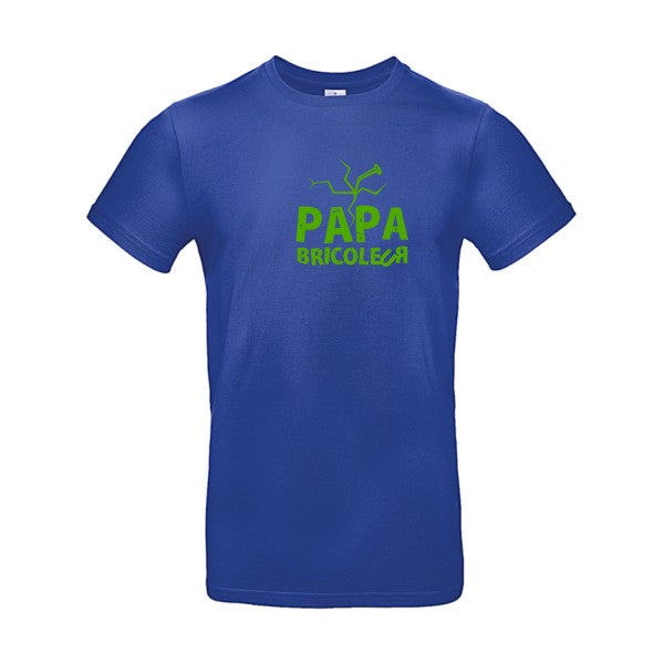 Papa bricoleur Flex Vert pomme |E190 T-shirt|Cobalt Blue||2XL