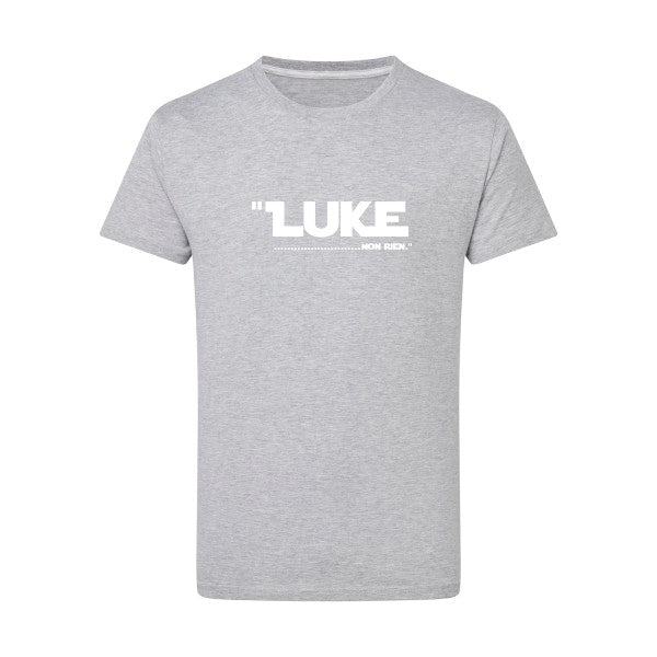 Luke... -Flex noir sur T-shirt SG  Light Oxford  5XL