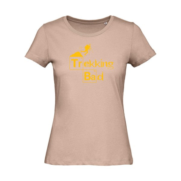 T shirt humour bio femme   femme bio|Trekking bad jaune Or 