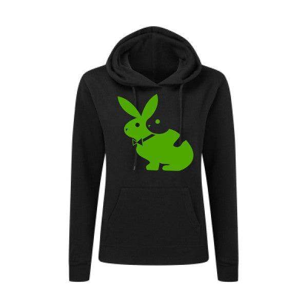 hot  Vert pomme |Sweat original à capuche Femme