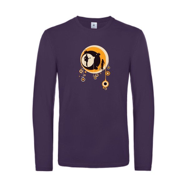 70-s-t-shirt-manches-longues-original-humour -Urban Purple