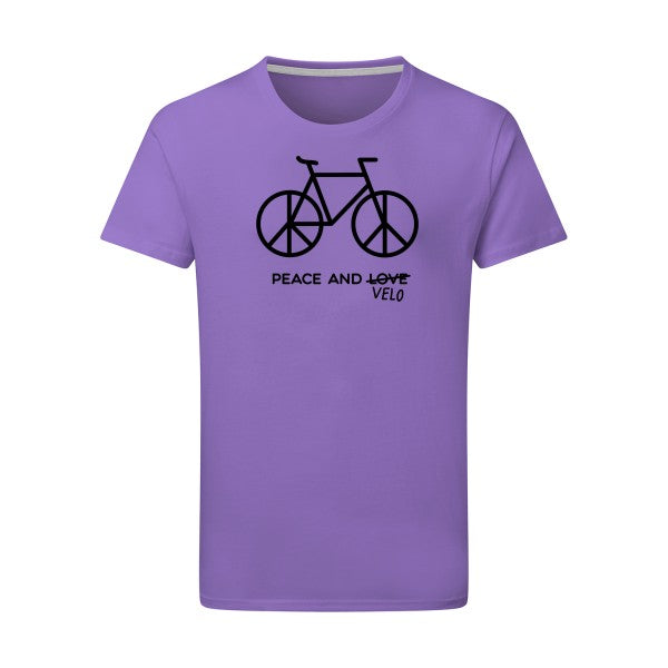 Peace and vélo - Flex noir Tshirt original Aster Purple  2XL