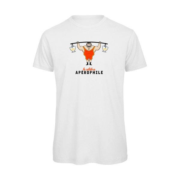 T-shirt humour original Aperophile T Shirt couleur White