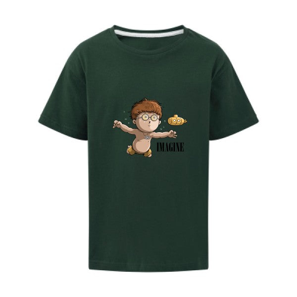 Imagine... SG - Kids T-shirt enfant Bottle Green Taille 152 (11-12/2XL)