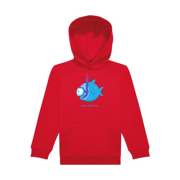 sweat capuche enfant Red To-be-different