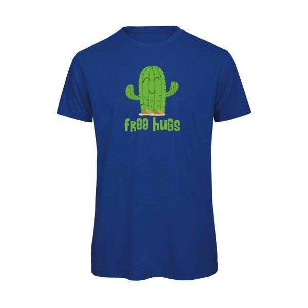 T-shirt humour original Freehugs T Shirt couleur Royal Blue