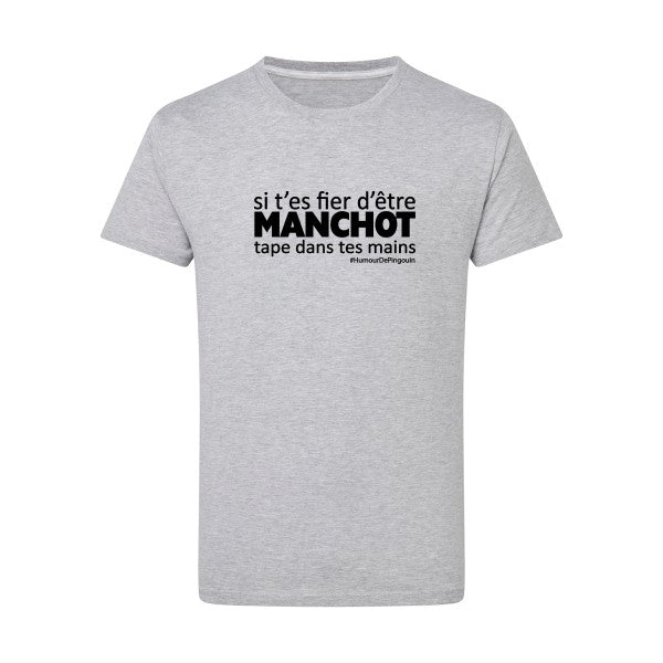 Manchot noir -Flex noir sur T-shirt SG  Light Oxford  5XL