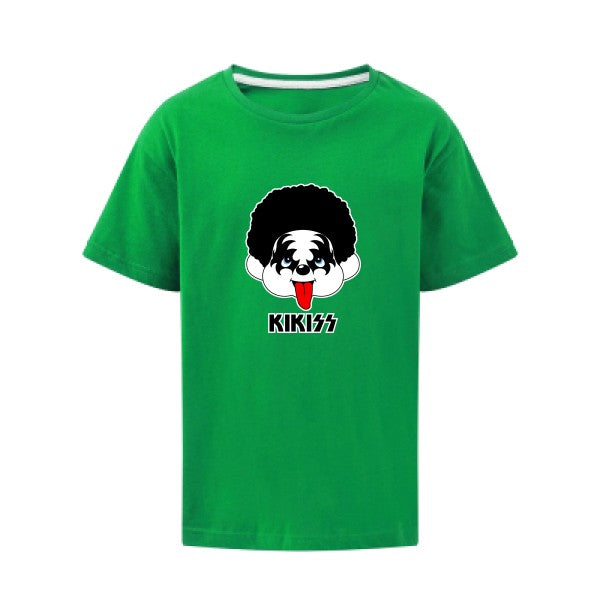 KIKISS SG - Kids T-shirt enfant Kelly Green Taille 140 (9-10/XL)