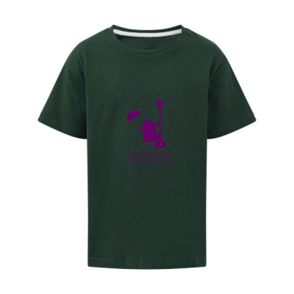 Hantons sous la pluie Flex Violet SG - Kids T-shirt enfant Bottle Green Taille 152 (11-12/2XL)