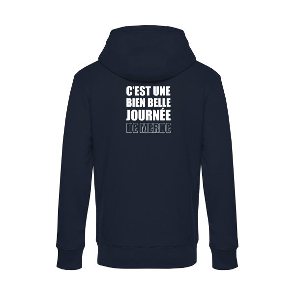 Journee-de-m... sweat shirt original Navy Blue flex Blanc impression Dos