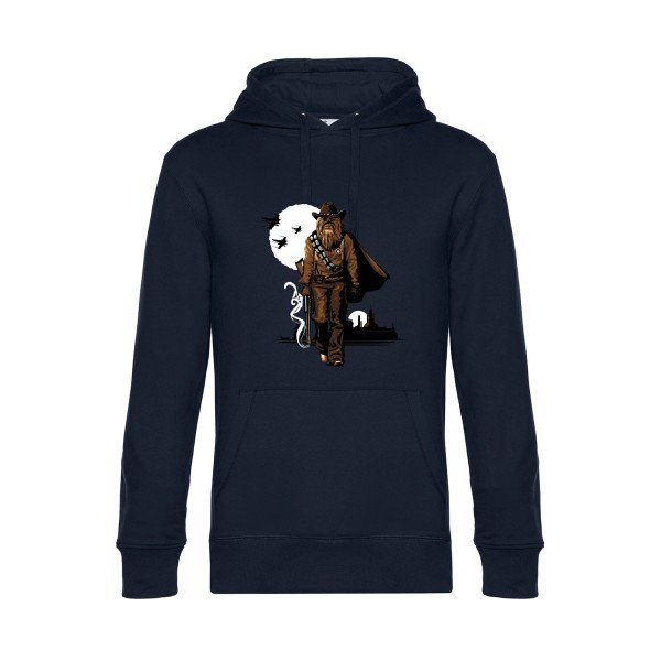 Space-Cow-Boy- Sweat à capuche original Navy Blue - RueDuTeeshirt