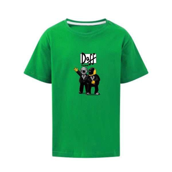 Daff Punk SG - Kids T-shirt enfant Kelly Green Taille 140 (9-10/XL)