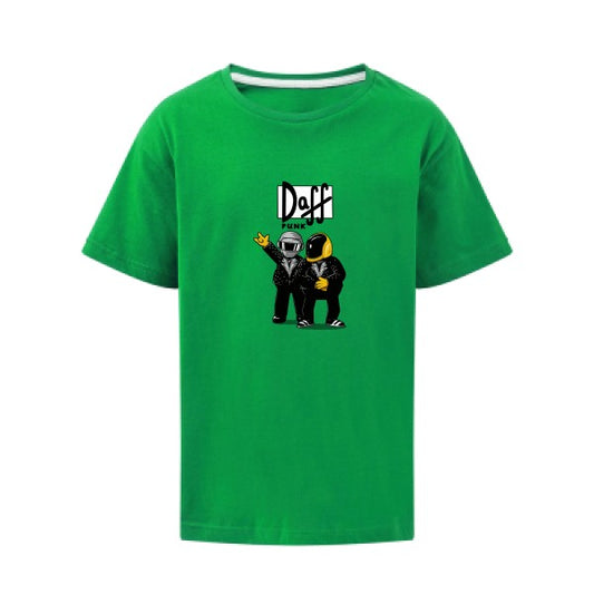 Daff Punk SG - Kids T-shirt enfant Kelly Green Taille 140 (9-10/XL)