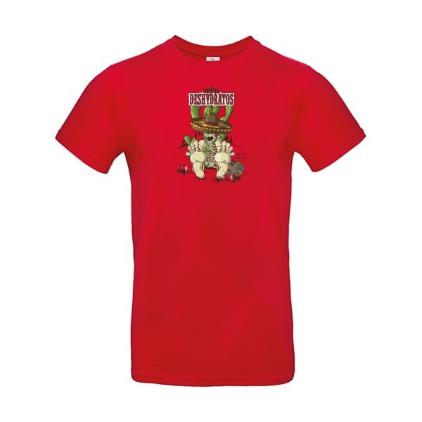 T-shirt humour original Deshydratos T Shirt couleur Red