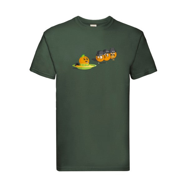 Orange mécanique 2 Fruit of the loom 205 g/m² T-shirt/ bottle green