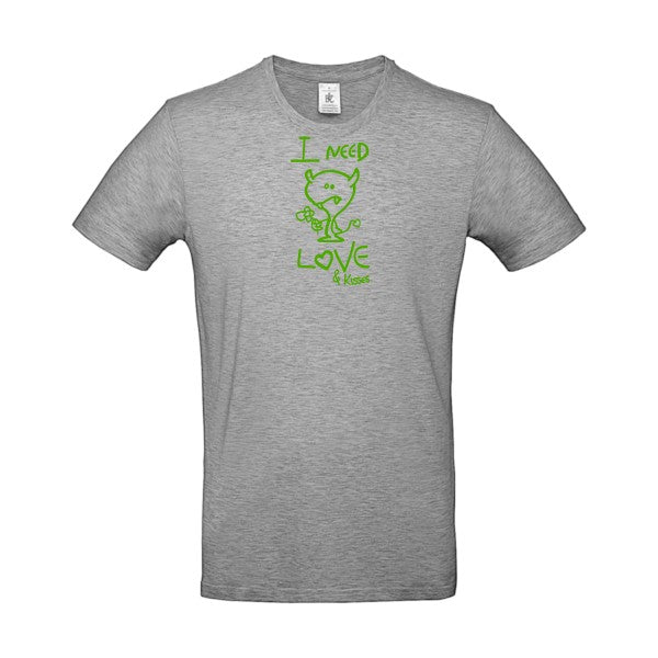 LOVER flex Vert pomme B&C - E190 T-shirt|Sport Grey||5XL