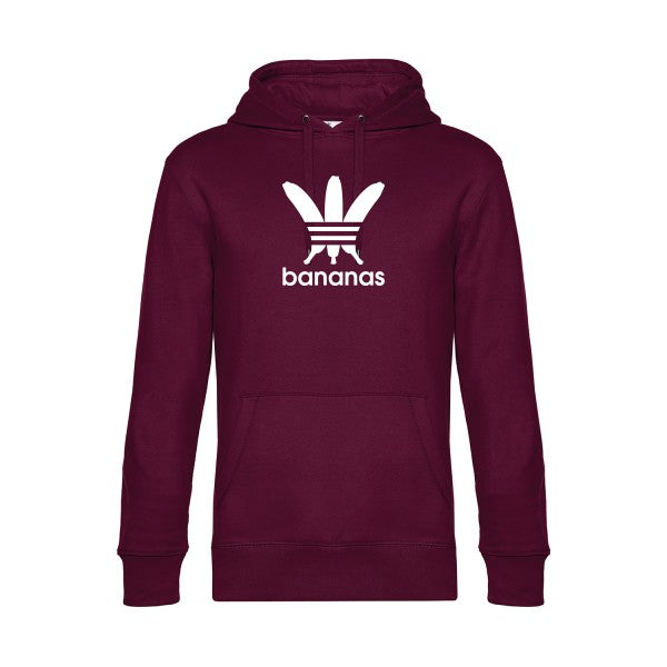 bananas sweat shirt original Burgundy flex Blanc impression Face