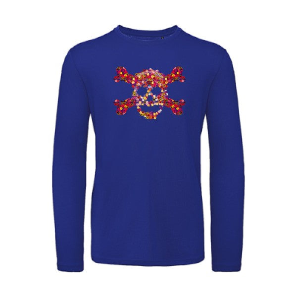 Floral skull | T-shirt original LSL Cobalt Blue 2XL