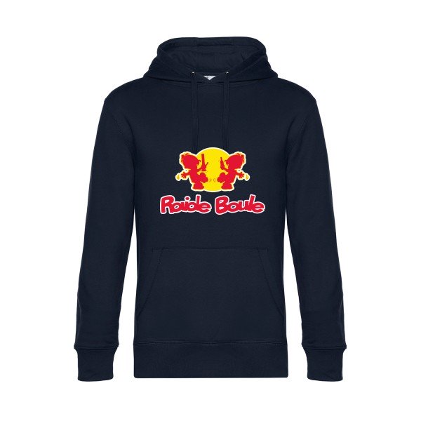 RaideBoule- Sweat à capuche original Navy Blue - RueDuTeeshirt