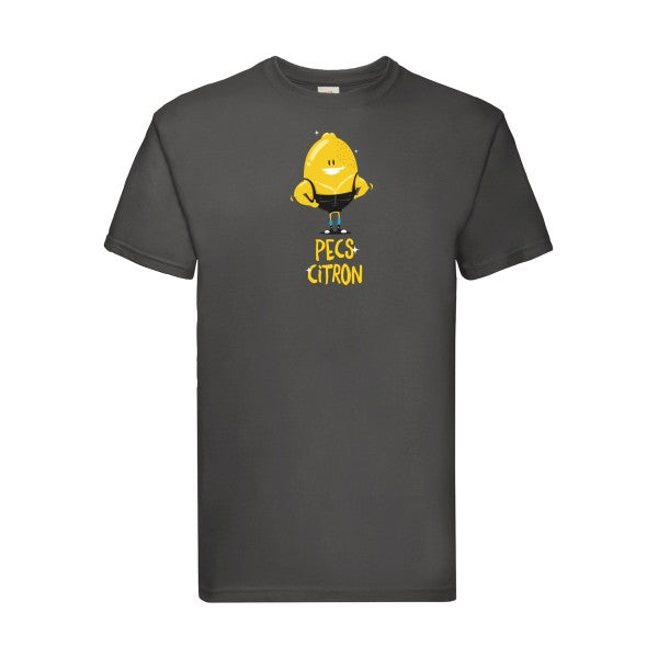 Pecs Citron Fruit of the loom 205 g/m² T-shirt/ light graphite