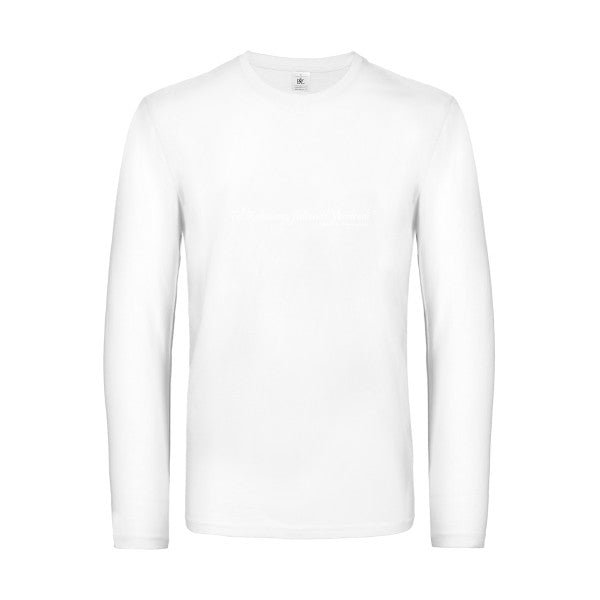 yes vendredi  - t shirt- manches- longues- original- humour- White impression Face