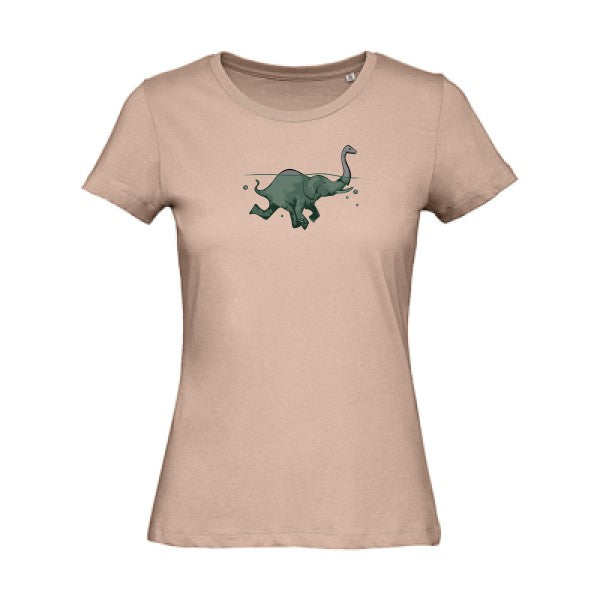 Loch-Ness-Attraction- - t-shirt original femme Millennial Pink
