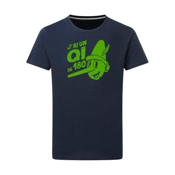 Quotient intellectuel - Flex Vert pomme Tshirt original Denim  XL