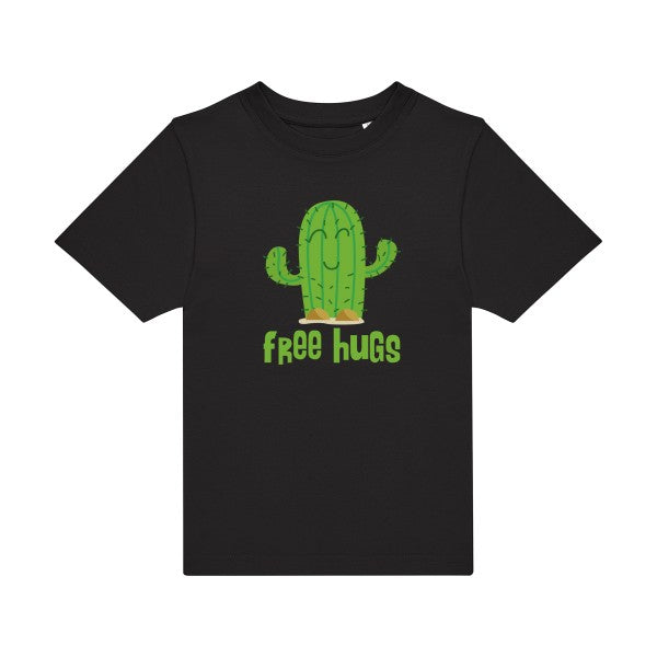 t-shirt humour enfant -FreeHugs- couleur  Black