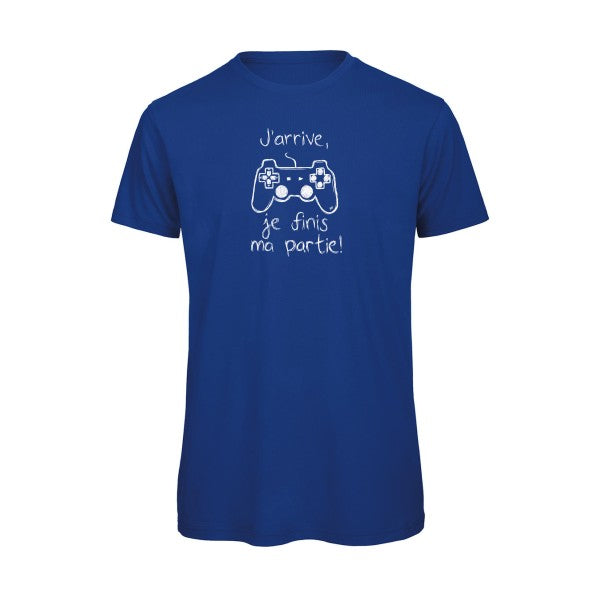 T-shirt humour original J Arrive T Shirt couleur Royal Blue