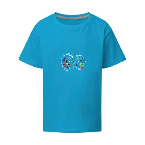 INFINIMENT CHOUETTE SG - Kids T-shirt enfant Turquoise Taille 152 (11-12/2XL)