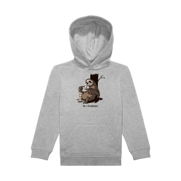 sweat capuche enfant Sports Grey Procafeination