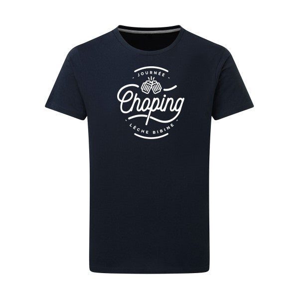 Journée Choping - Flex Blanc Tshirt original Navy  5XL