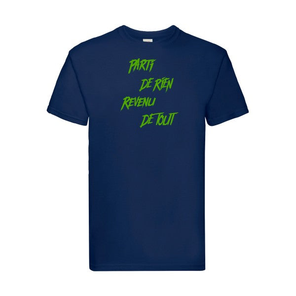 T-shirt|Parti de rien |Vert pomme|Fruit of the loom 205  G