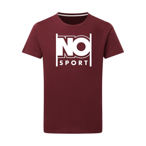 NOsport -Flex noir sur T-shirt SG  Burgundy  2XL