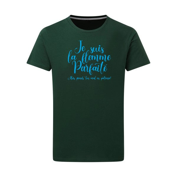 La flemme parfaite - Flex bleu clair Tshirt original Bottle Green  2XL