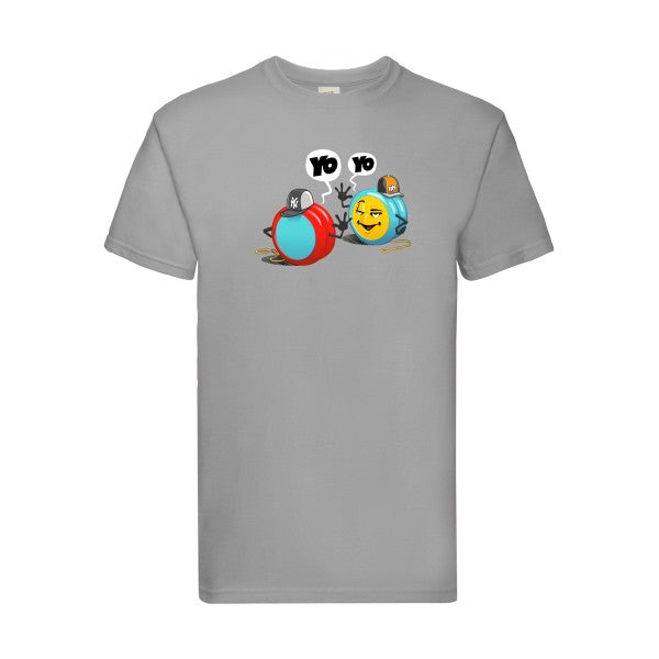 Yo Yo Fruit of the loom 205 g/m² T-shirt/ zinc