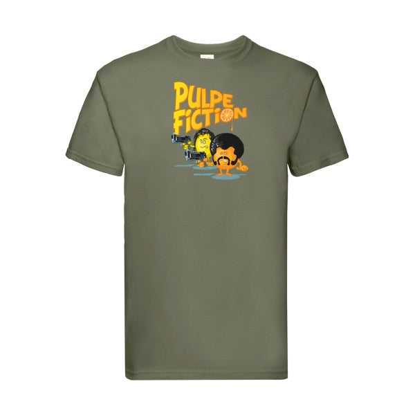 Pulpe Fiction Fruit of the loom 205 g/m² T-shirt/ classic olive