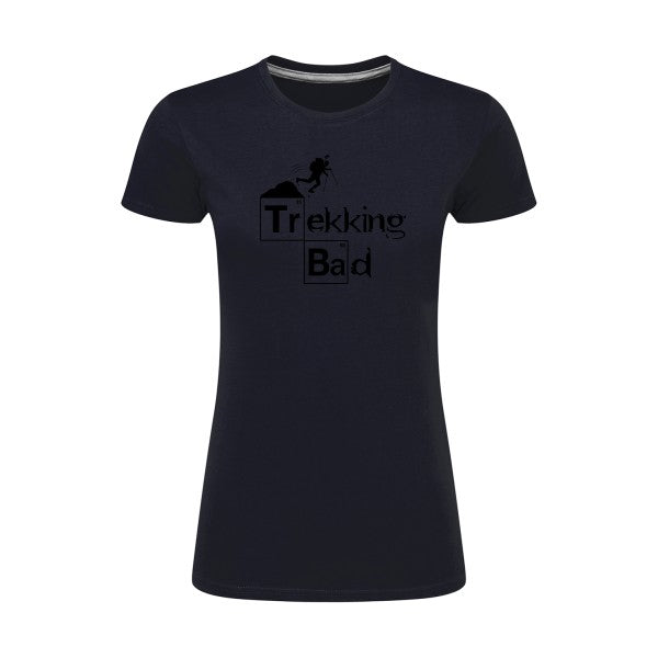 Trekking bad | Noir |T shirt original femme|SG