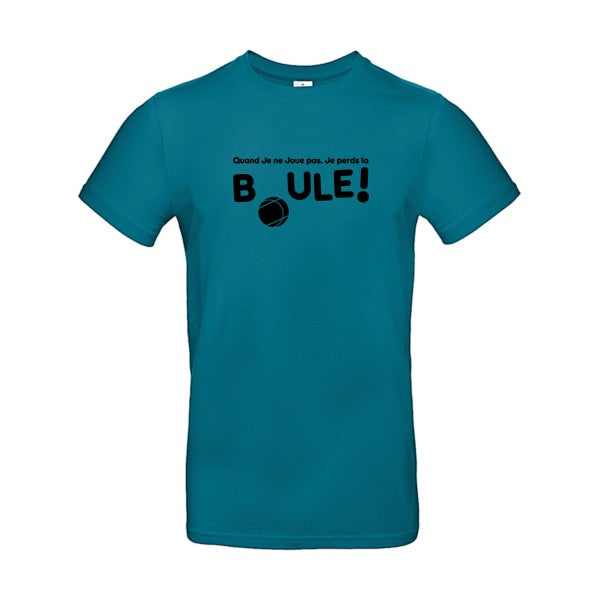 Perdre la boule ! Flex noir |E190 T-shirt|Diva Blue||2XL