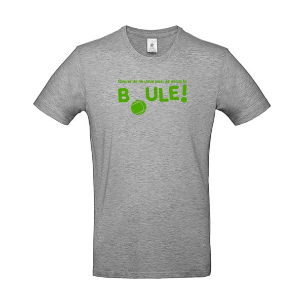 Perdre la boule ! Flex Vert pomme |E190 T-shirt|Sport Grey||5XL