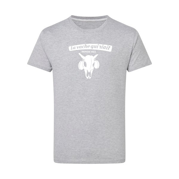 vache qui riait Blanc -Flex Blanc sur T-shirt SG  Light Oxford  5XL