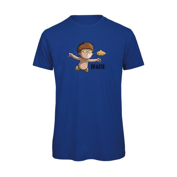 T-shirt humour original imagine T Shirt couleur Royal Blue