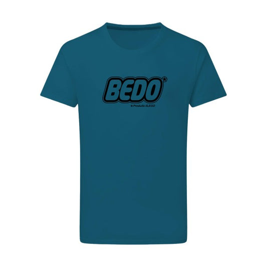 Bedo* noir -Flex noir sur T-shirt SG  Petrol  2XL