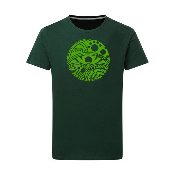 Eye vert pomme -Flex vert pomme sur T-shirt SG  Bottle Green  2XL