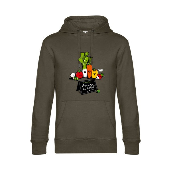 Maxi-Chef- Sweat à capuche original Khaki - RueDuTeeshirt