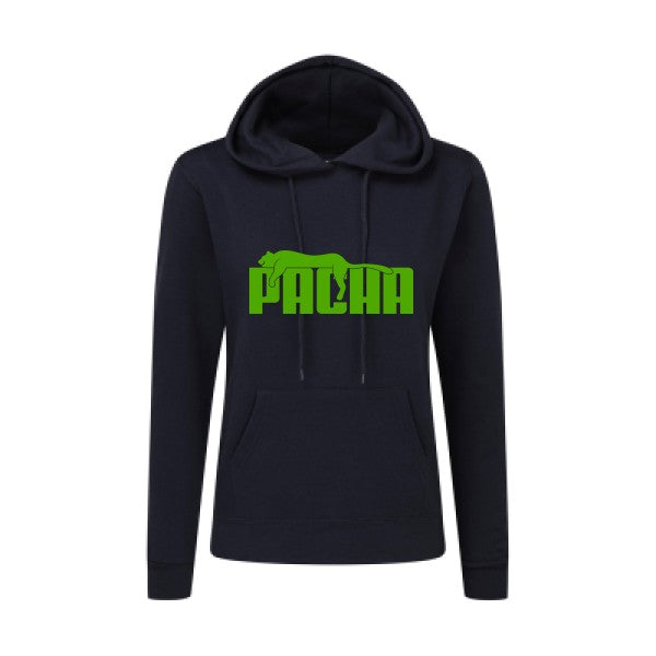 Pacha Vert pomme |Sweat original à capuche Femme