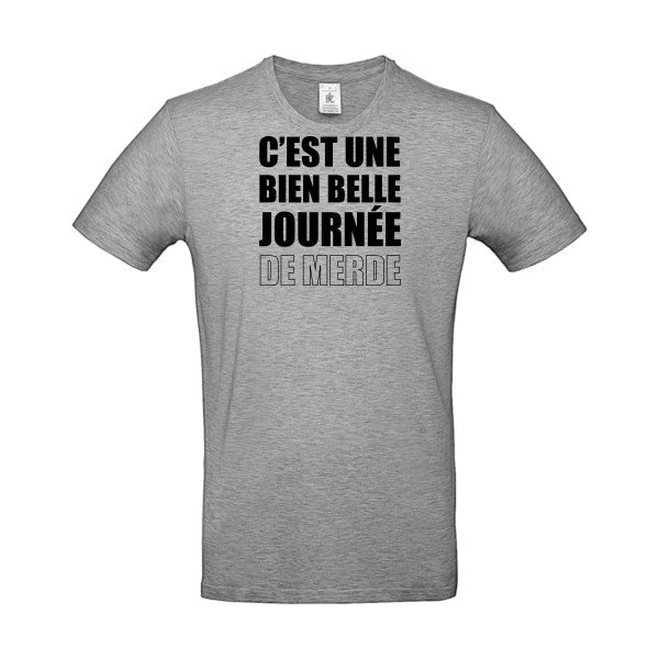 Journée de m...Flex noir- T-shirt E190|Sport Grey||5XL