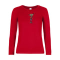 t-shirt lsl femme Tete-de-noeud…-B&C-E190-LSL-women--T-shirt-femme-manches-longues Red flex 